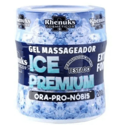 Gel Massageador ora pro nóbis para aliviar dores nas costas