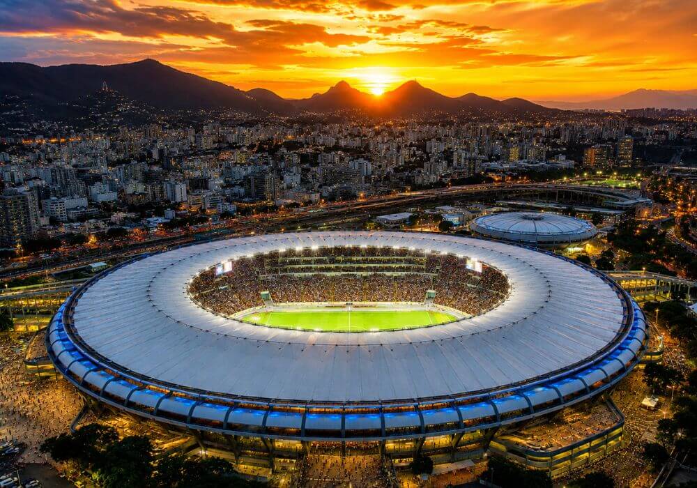 Estádio do Maracanã no Rio de Janeiro, sede do jogo da NFL entre 
Dallas Cowboys e Baltimore Ravens em 2026